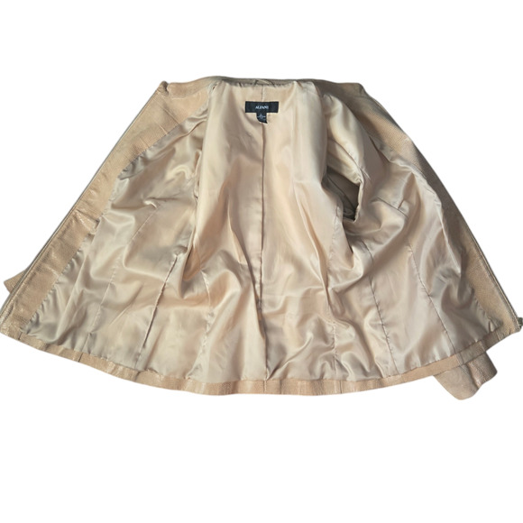 Alfani Leather Jacket Size Women's Size Large - Picture 3 of 6